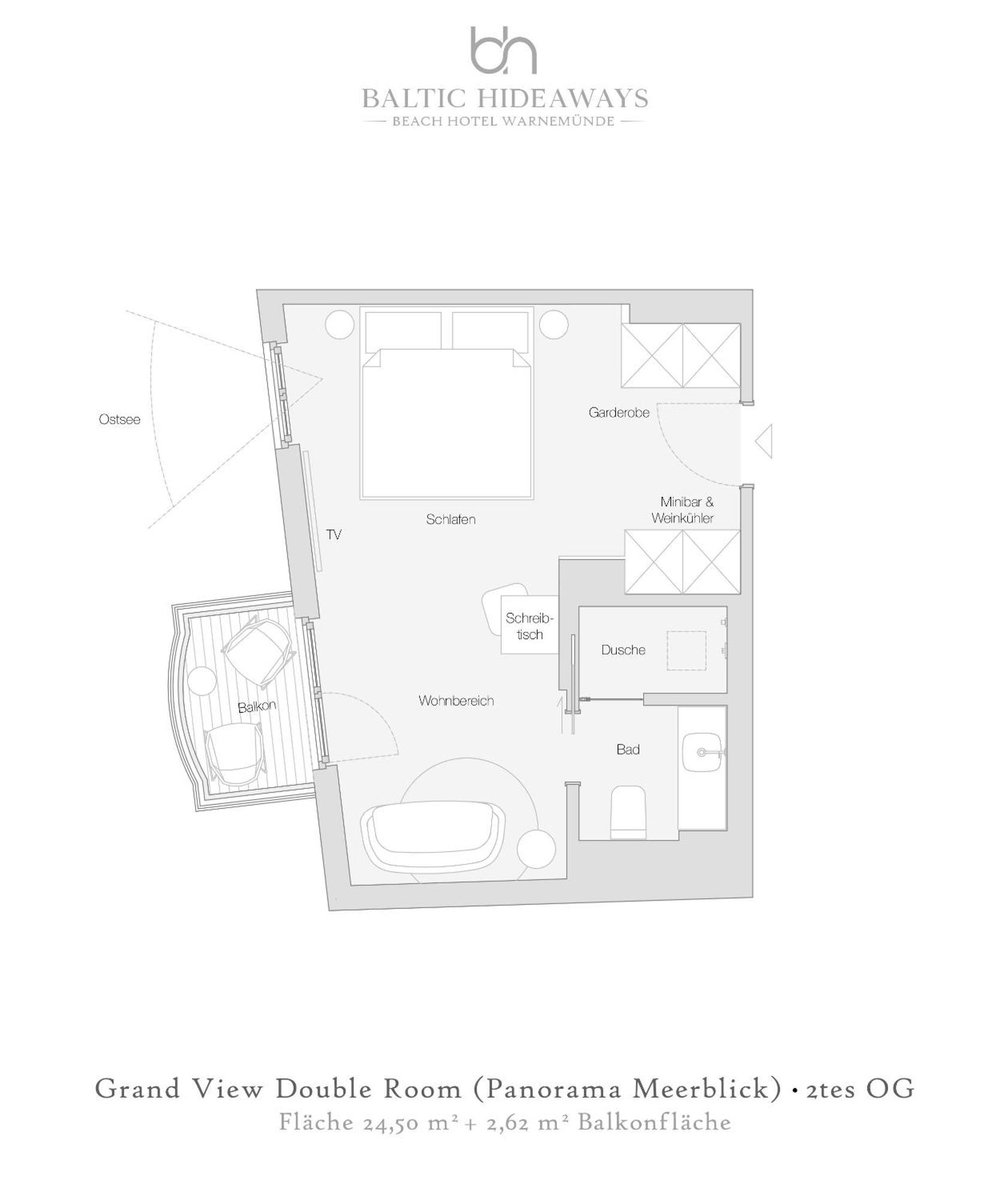 Baltic Hideaways Beach Hotel Warnemuende Rostock Phòng bức ảnh